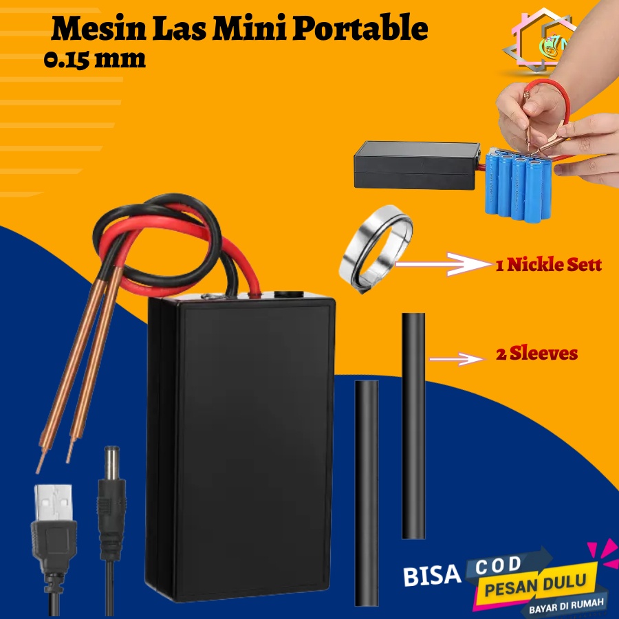 Alat Mesin Las Mini Portable Welding Machine 6 Gear 0.15 mm