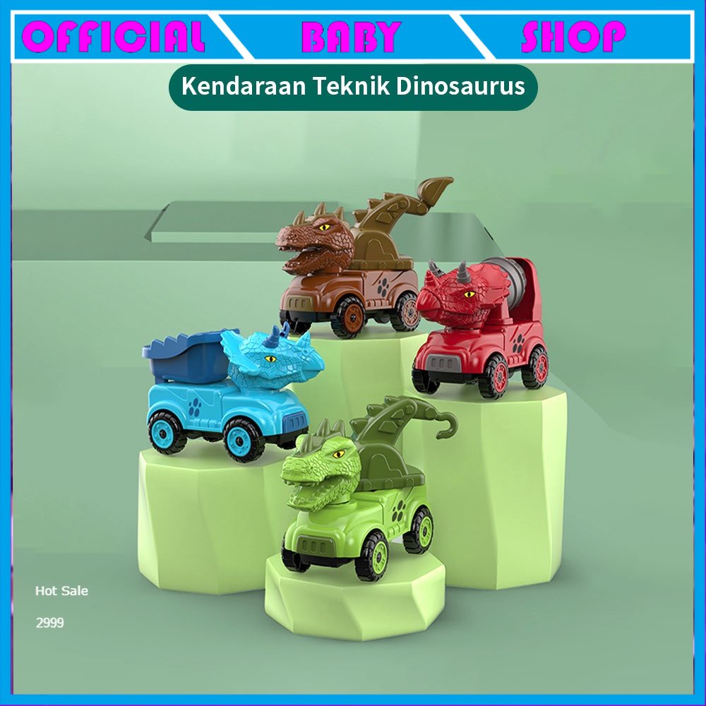 Mainan dinosaurus Mobil Dorong Anak mobil mobilan anak dorong /mainan dinosaurus kecil