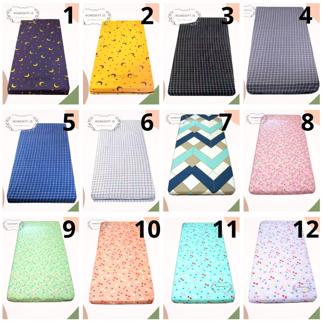 Sarung Kasur Busa Resleting 80x200x15