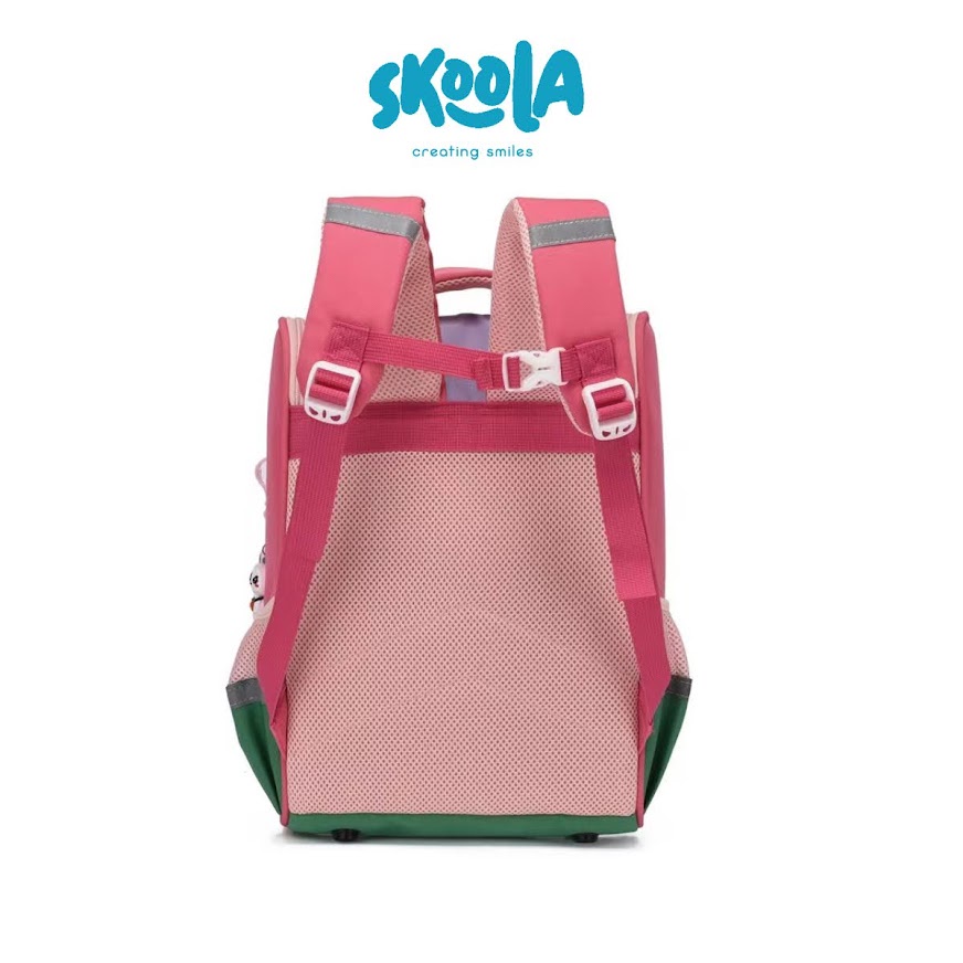 Skoola Tas Sekolah Anak Perempuan SD Ransel Kucing Cat Free Keychain &amp; Pouch - Kido