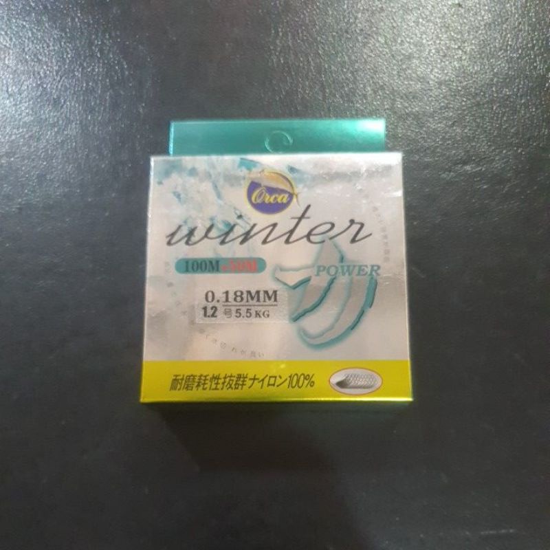 senar Orca Winter 100m + 50m kemasan baru