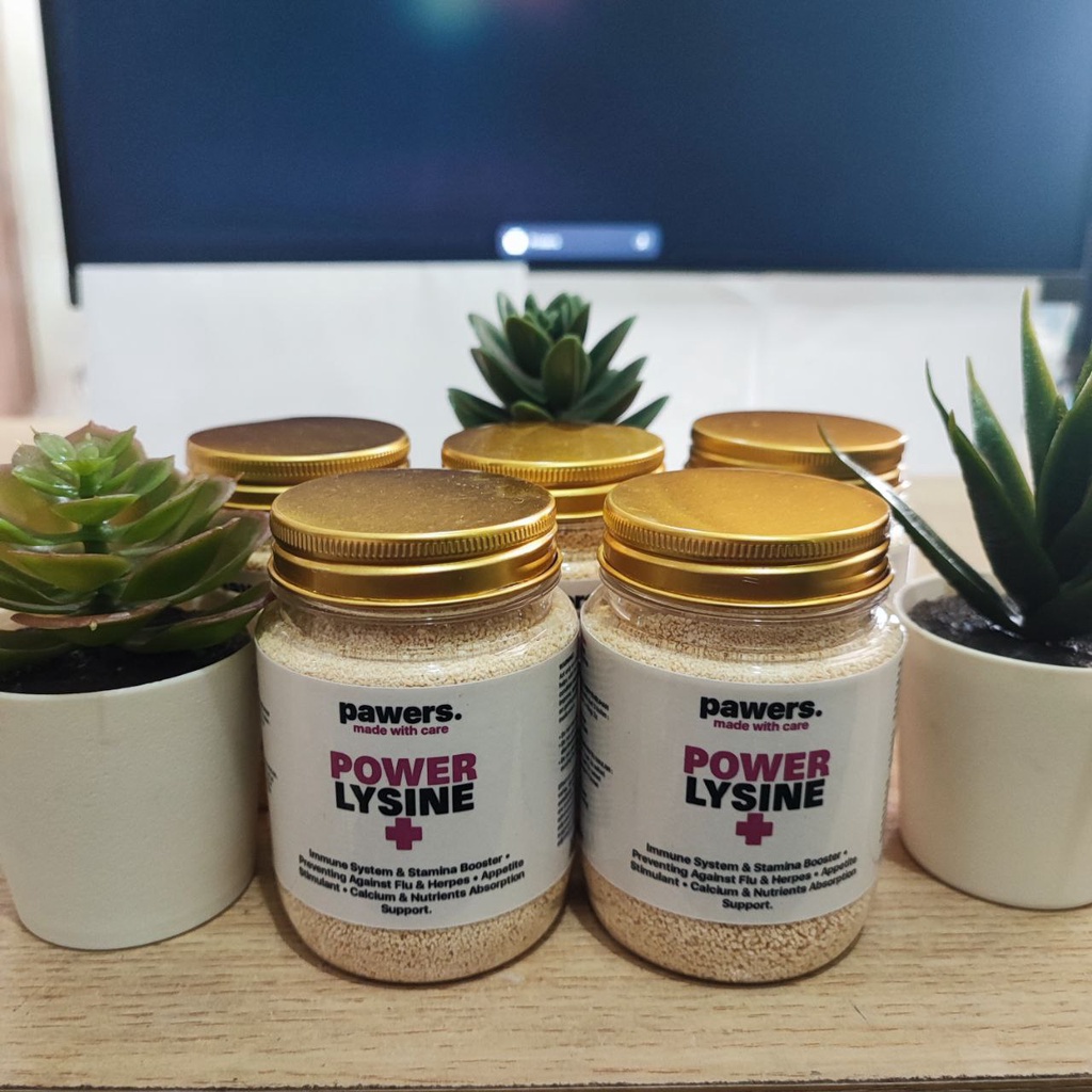 Power lysine plus vitamin kucing dan anjing