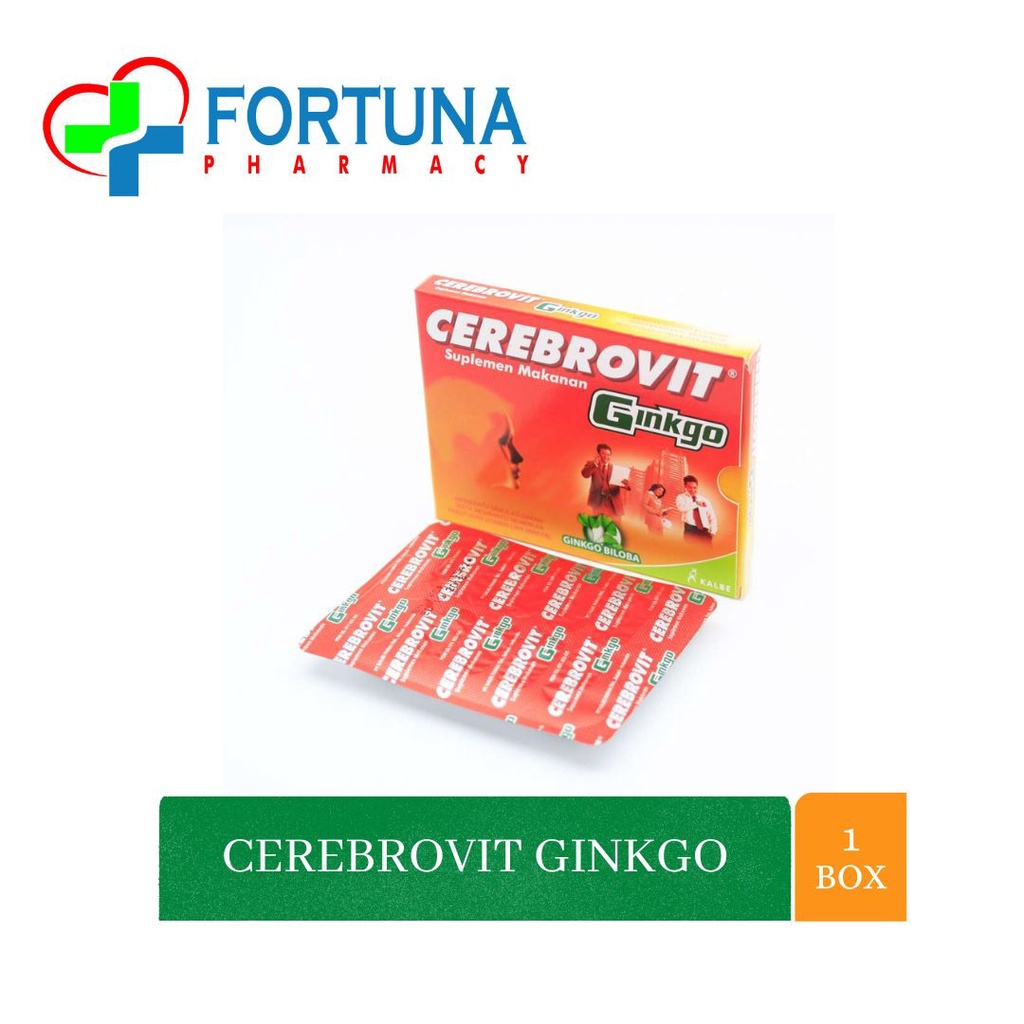 CEREBROVIT GINKGO 1 STRIP ISI 10 TABLET