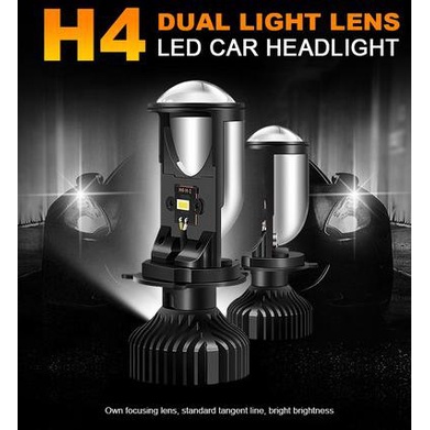 Lampu LED H4 Mobil Mini Projector Proyektor Lensa G9 IPHCAR Cut Off -