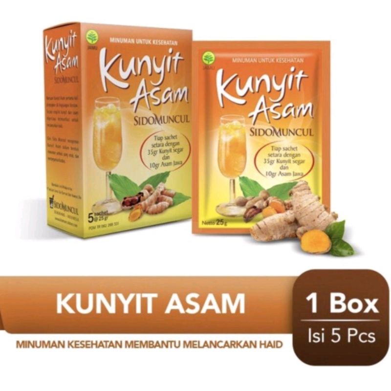 

JAMU KUNYIT ASAM SIDOMUNCUL (isi 5 sachet)