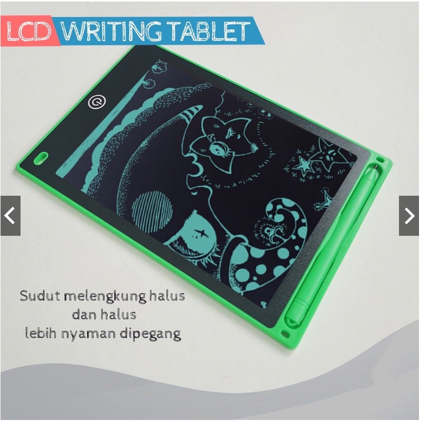 

LCD Drawing Writing Tablet 8.5 Inch Mainan Papan Tulis Hapus Board Digital Pad Edukasi Pen Gambar