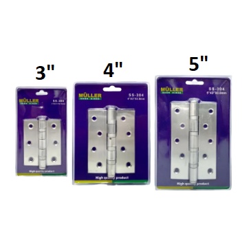 Engsel Pintu Muller Stainlees 304/ Engsel Jendela / Engsel 3 inch, 4 inch, 5 inch