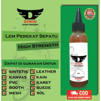

SUPER KUAT [ TAHAN AIR & PANAS ] LEM SEPATU DYRON 100 ml