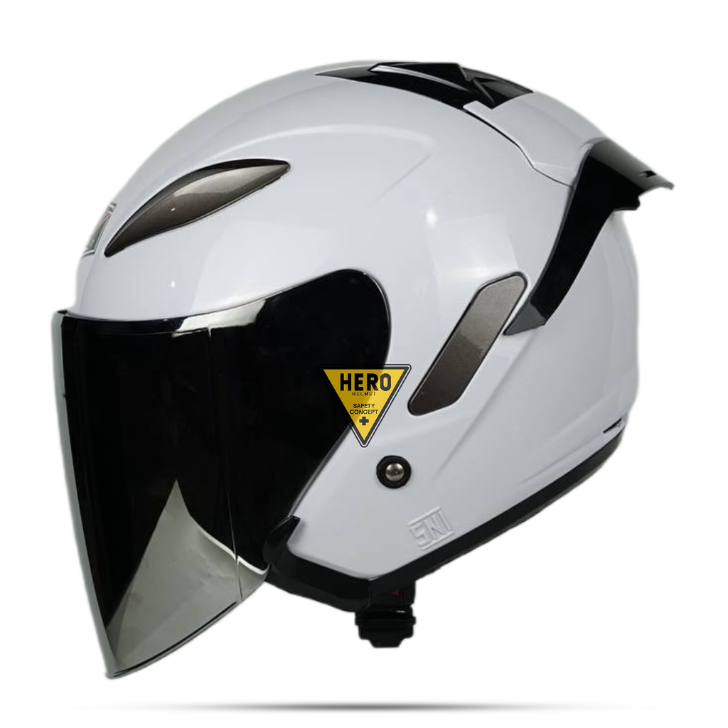 Jual Helm Half Face ALV Original Paket Ganteng Shopee Indonesia