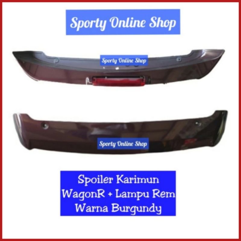 Spoiler Sayap Mobil Karimun Wagon + Lampu Rem