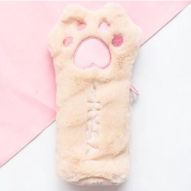 

Tempat Pensil Bulu/ Pouch Make Up Bulu Cat Paw