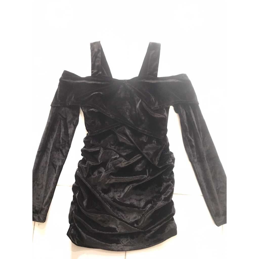 [GURLBUCKET] Velly Dress / Dress Midi / Suede "Pakaian Wanita"