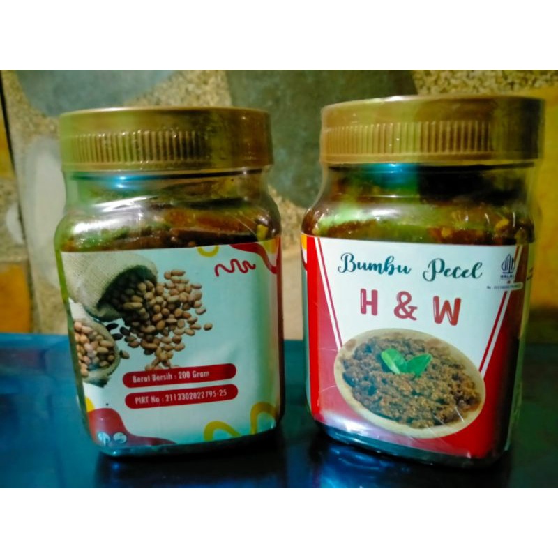 

COD Bumbu Pecel Original Tanpa Campuran Berat 200 gram