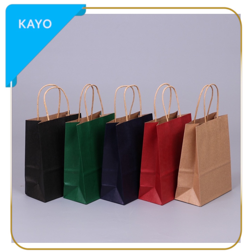 

PAPER BAG WARNA L Kantong karton polos, kantok kotak souvenir kantong souvenir