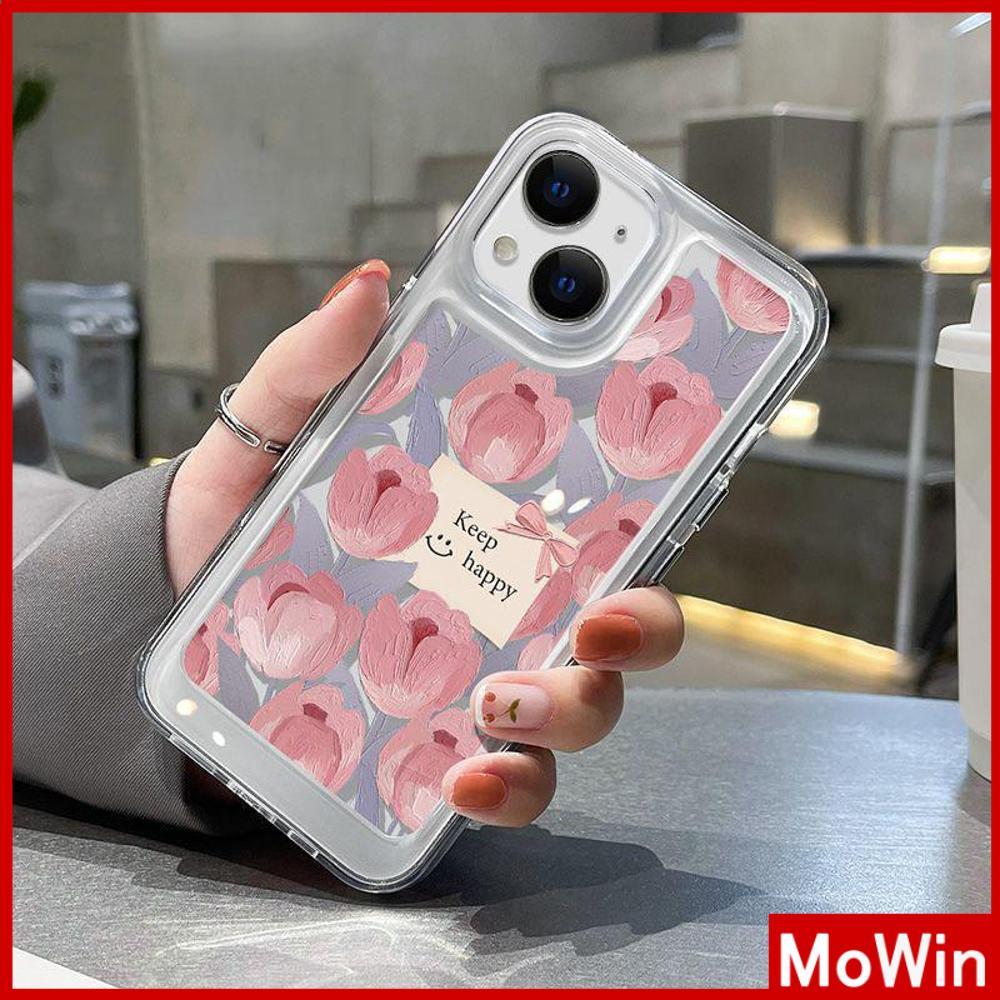 For iPhone 14 Pro Max iPhone Case HD Clear Case Acrylic Hard Case Plating Button Shockproof Oil Painting Flower Compatible with iPhone 11 12 13 Pro Max 7Plus XR XS MAX