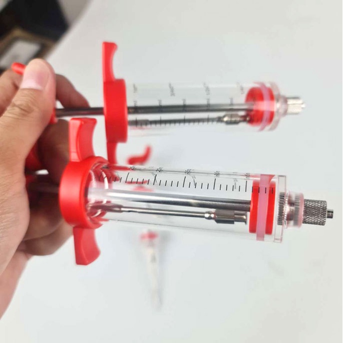 

A.N.Y. Solution Delidge Injektor Bumbu Marinasi Daging BBQ Seasoning Injector - HC117 - Red - (BACA DESKRIPSI)