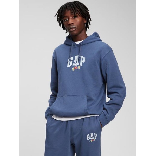 Hoodie GAP Mickey Mouse Sisa Export Original Navy