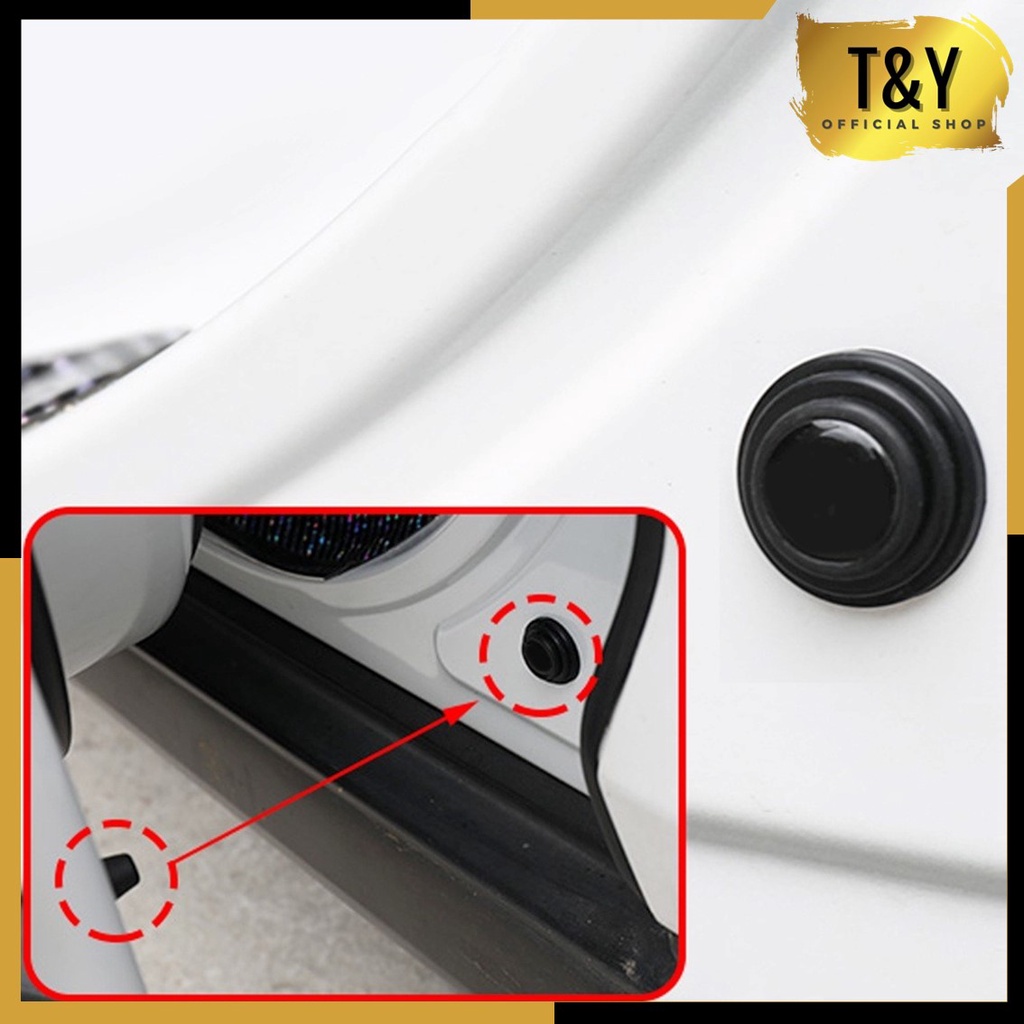 T&amp;Y Pelindung Pintu Mobil Silicon Shock Absorber Gasket Bantalan Peredam Pelindung Penjaga Benturan Kedap Suara Banting Bantingan Pintu Bagasi Kap Mobil Car Door