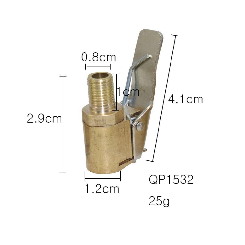 Lanfy Tabung Ekstensi Tiup Ban Sepeda Motor Sepeda Quick Connector Clip Type Nozzle45°/90°/135° Kepala Pompa Angin Konversi Cepat Drat Nozzle Valve Core Nozzle