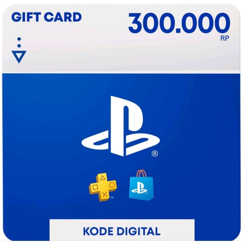 PS Wallet IDR PS4 & PS5                                     Playstation Network Wallet Card IDR 300k
