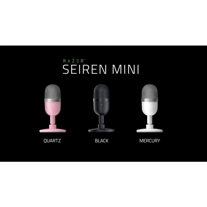 Razer Seiren Mini - Ultra-compact Streaming Microphone - Garansi Resmi