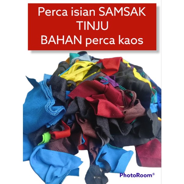 kain perca isian SAMSAK TINJU BAHAN PERCA KAOS 1KG