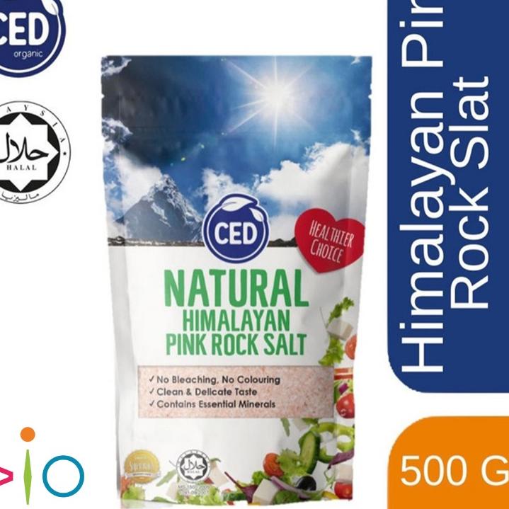

RVN281 500 gr CED Natural Himalayan Pink Rock Salt Garam Himalayan |