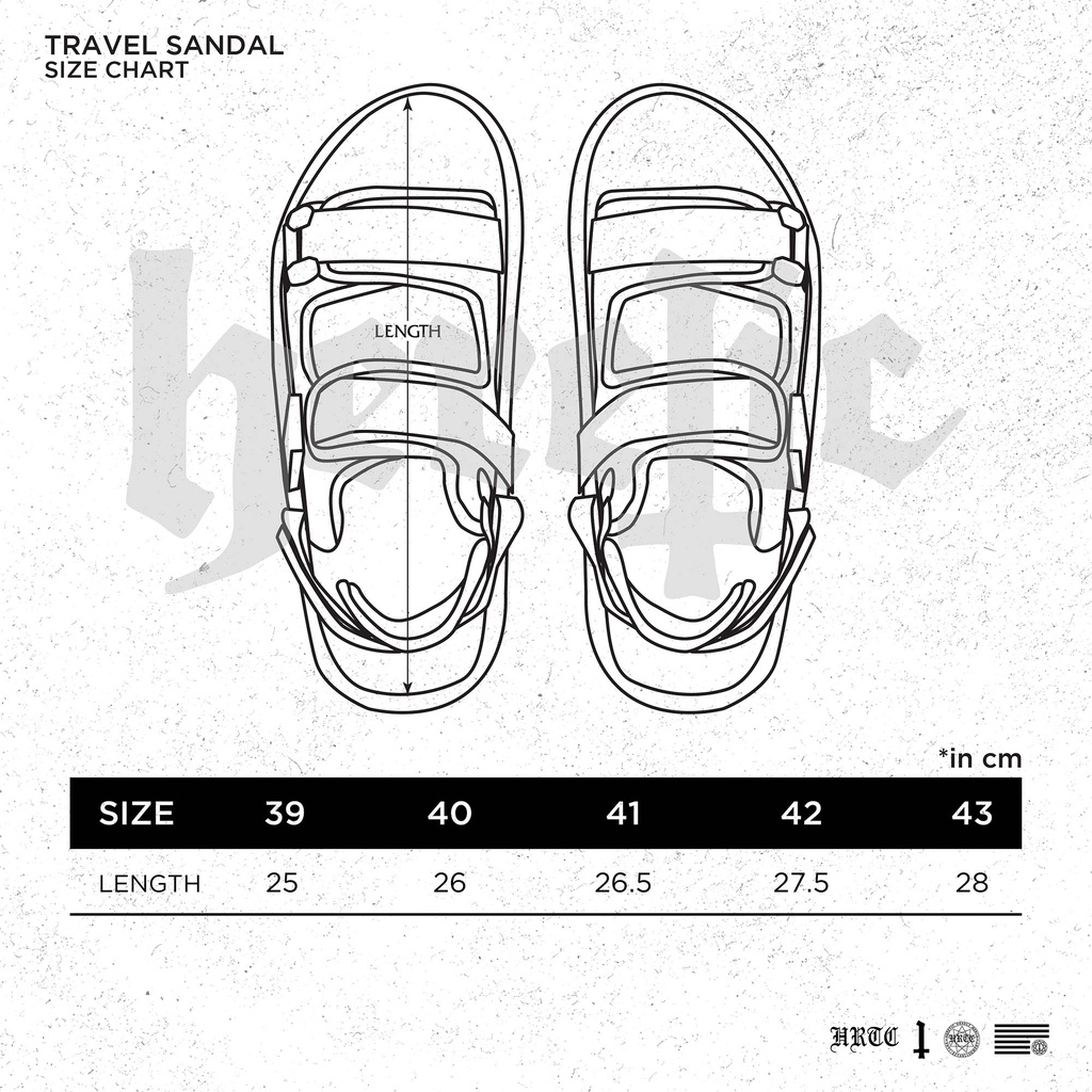 Heretic - Traveling Sandals - Blackout