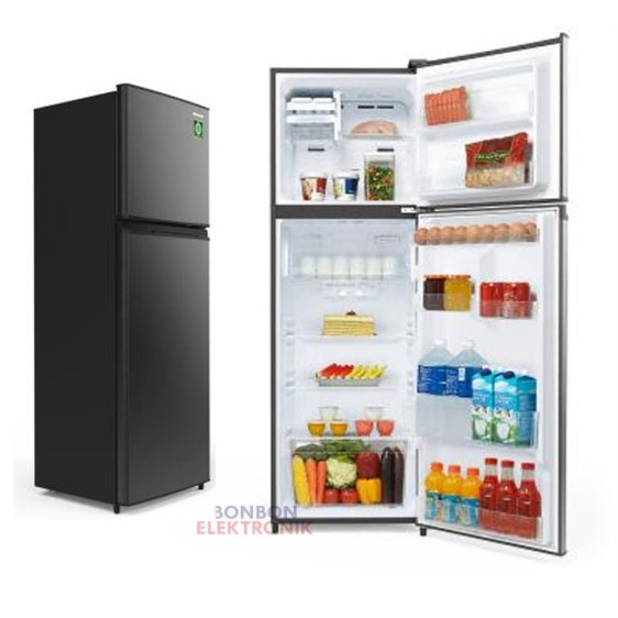 SHARP Kulkas 2 Pintu 256L Low Watt 75W SJ-316MN HS Kirei SJ316MN 316MN