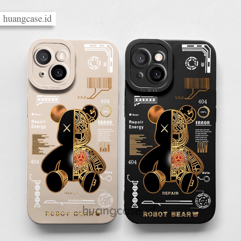 HUANG CASE - SOFTCASE PRO CAMERA ROBOT BEARS TERBARU XIAOMI REDMI 10C MI 11 LITE NOTE 10 PRO NOTE 10