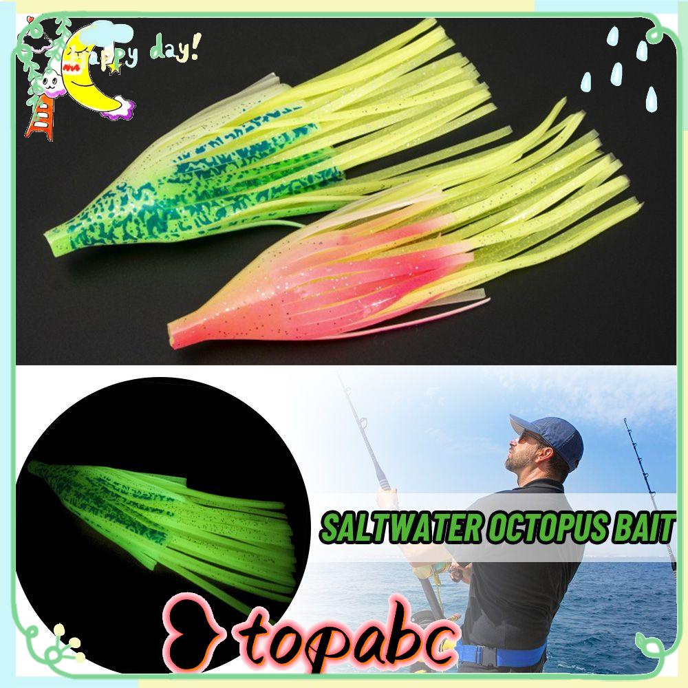 Umpan Gurita Air Asin TOP Tahan Lama Buatan Portable Fishing Tackle