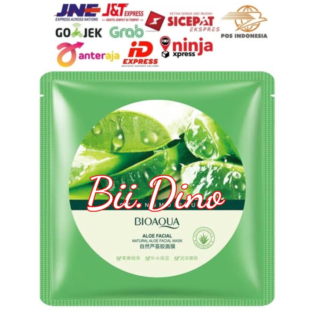 Masker Bioaqua Natural Aloe Vera Refreshing Gel Moisture Facial Sheet Mask