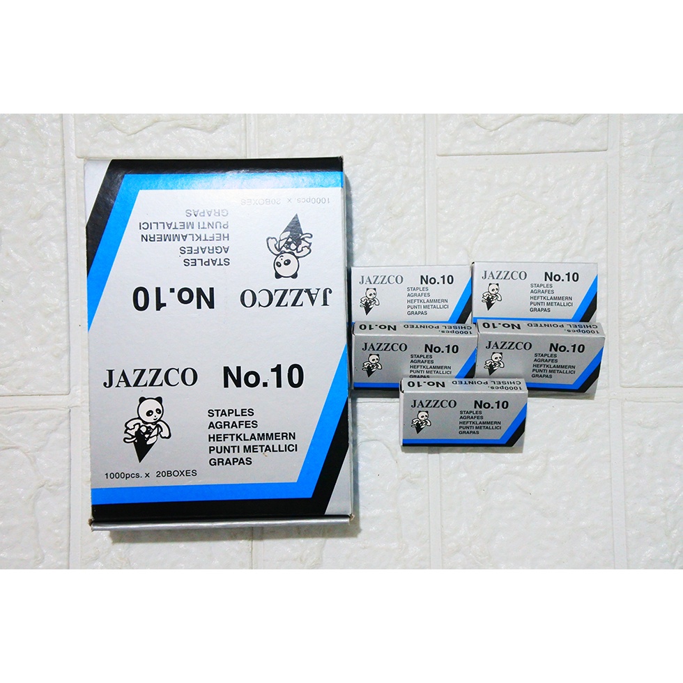 

(Dapat 5 KOTAK KECIL) isi staples kecil no 10 JAZZCO