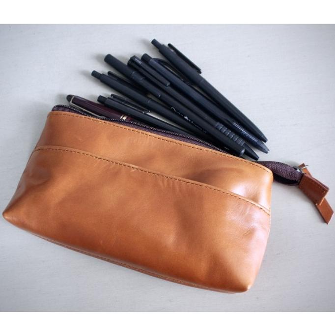 

GK GK PENCIL CASE 2.0 - TEMPAT PENSIL KULIT / PENCIL CASE / DOMPET ATK UH654OIK