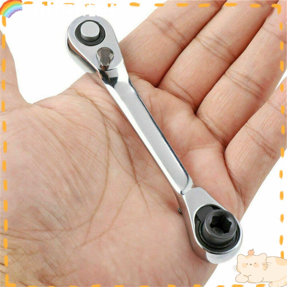 Kunci Pas Ratchet SOLIGHTER High Quality Screwdriver Gear Double Ended Bit