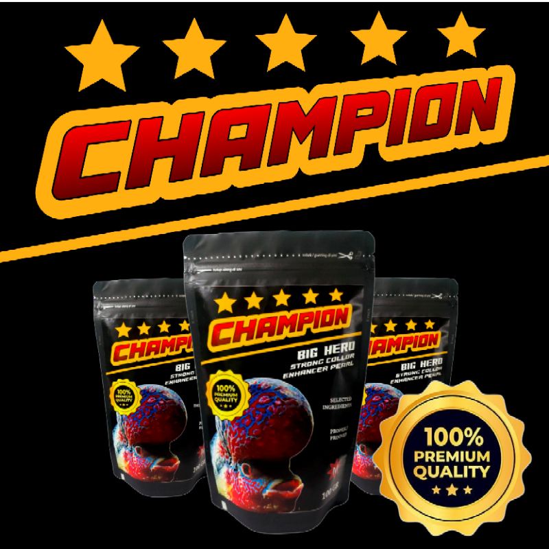 CHAMPION 100GR PAKAN LOUHAN KONTES