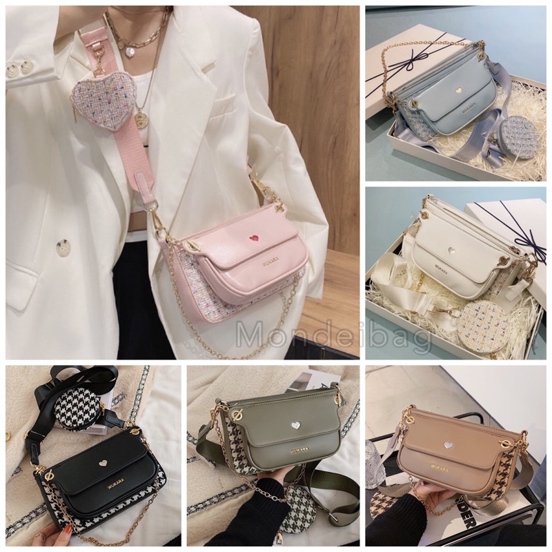 IMPORT  Pedro tweed gift set box look a like / ts wanita pdro giftset