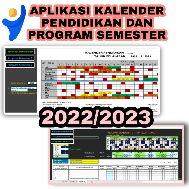 

Aplikasi Kalender Pendidikan dan program semester otomatis KURIKULUM MERDEKA