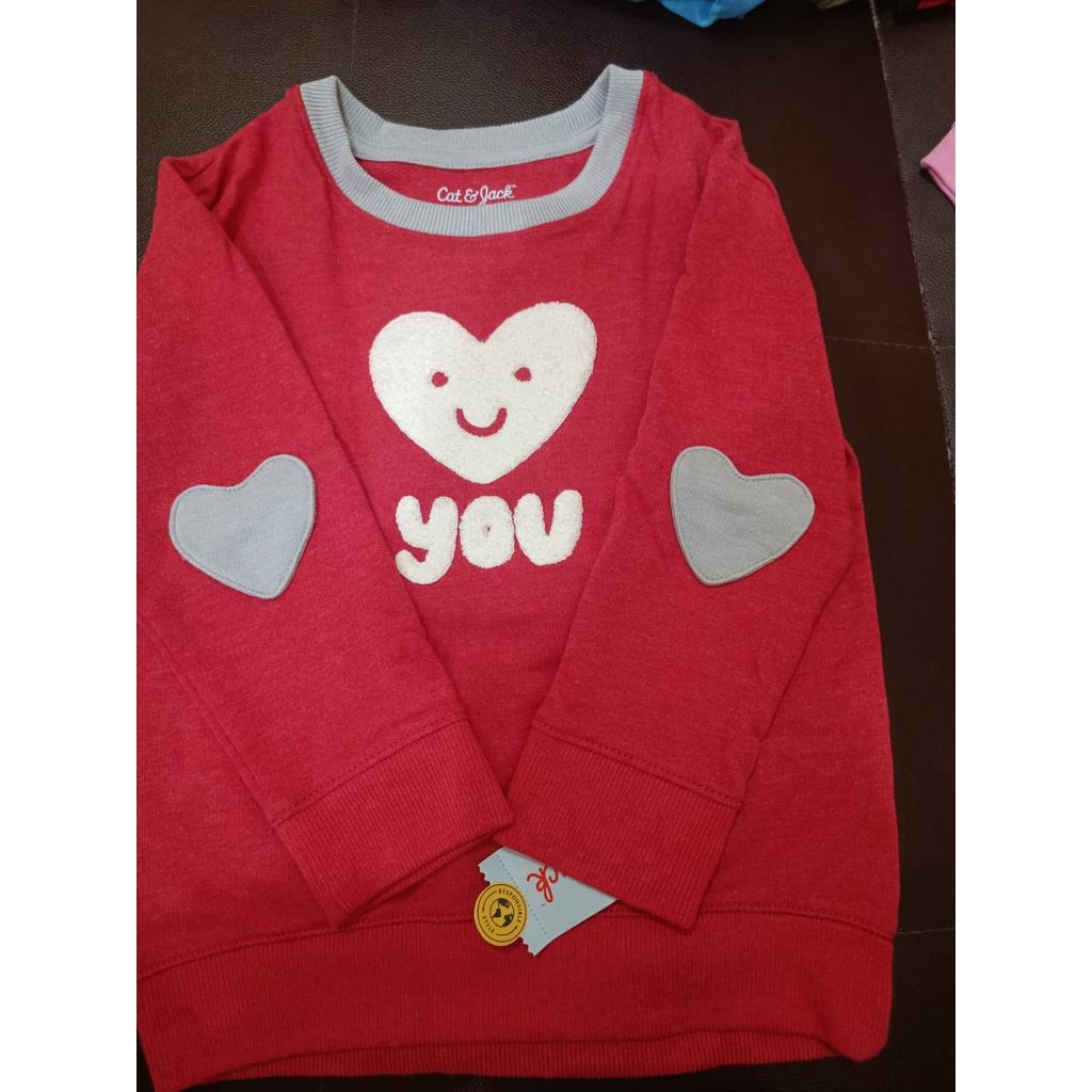 KAOS LENGAN PANJANG ANAK WARNA MERAH