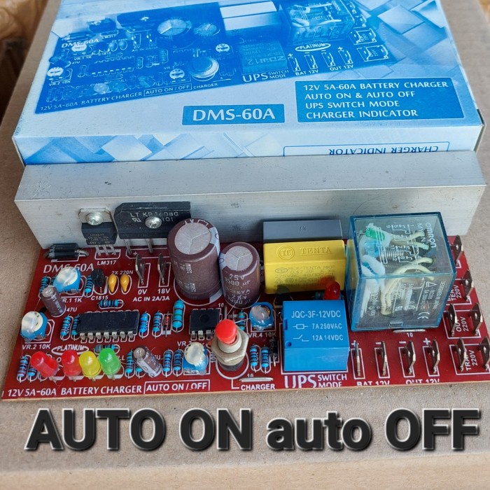 modul kit pcb charger carger casan aki 12v 12 volt dms 60a dms60a ADL27