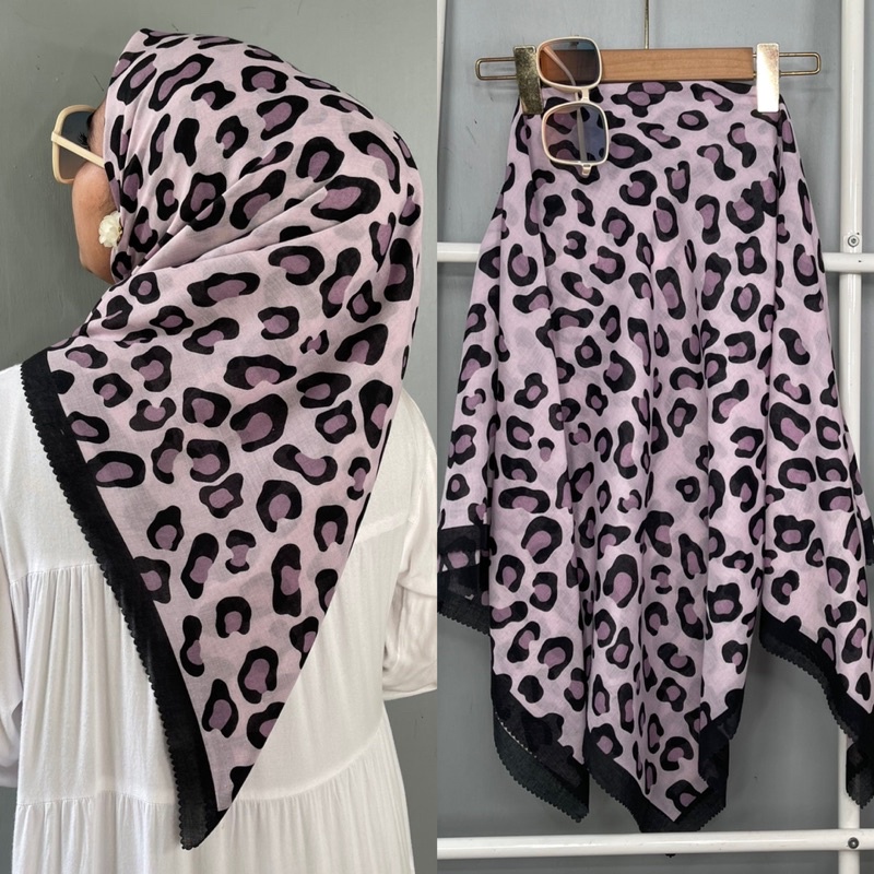 DENAY KW MOTIF TERBARU HIJAB / JILBAB SEGI EMPAT LASER CUT MURAH BAHAN VOAL