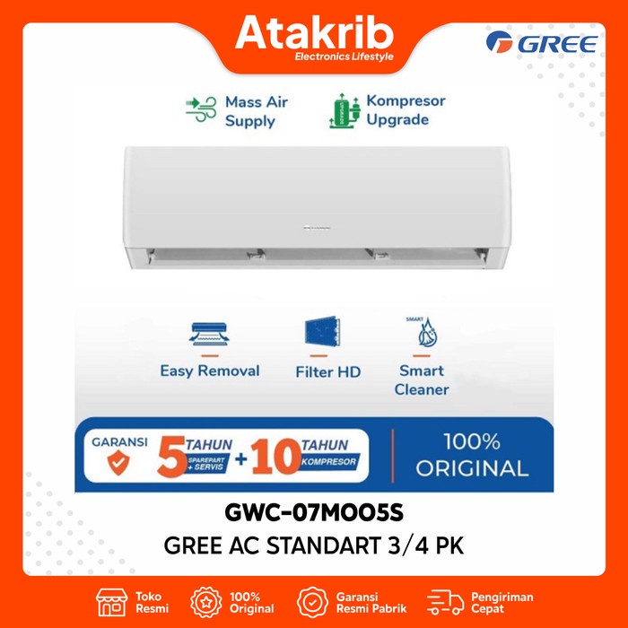 GREE AC STANDART 3/4 PK GWC-07MOO5S-I / GWC-07MOO5S