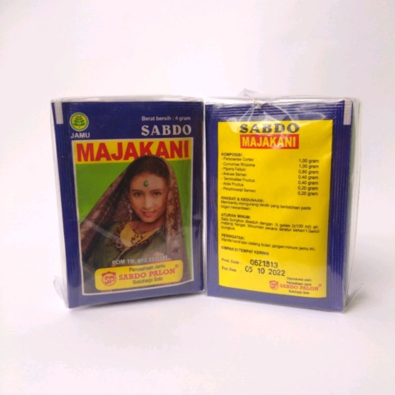

JAMU MANJAKANI SABDO PALON (isi 10 sachet)