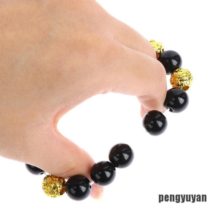 Flash Sale Pd814 Manik-Manik Obsidian Feng Shui Pixiu Warna Hitam Terlaris