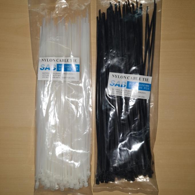 

Kabel Tis Ties Cable Pengikat 25cm / 25 cm / 3.6 x 250mm honglie77