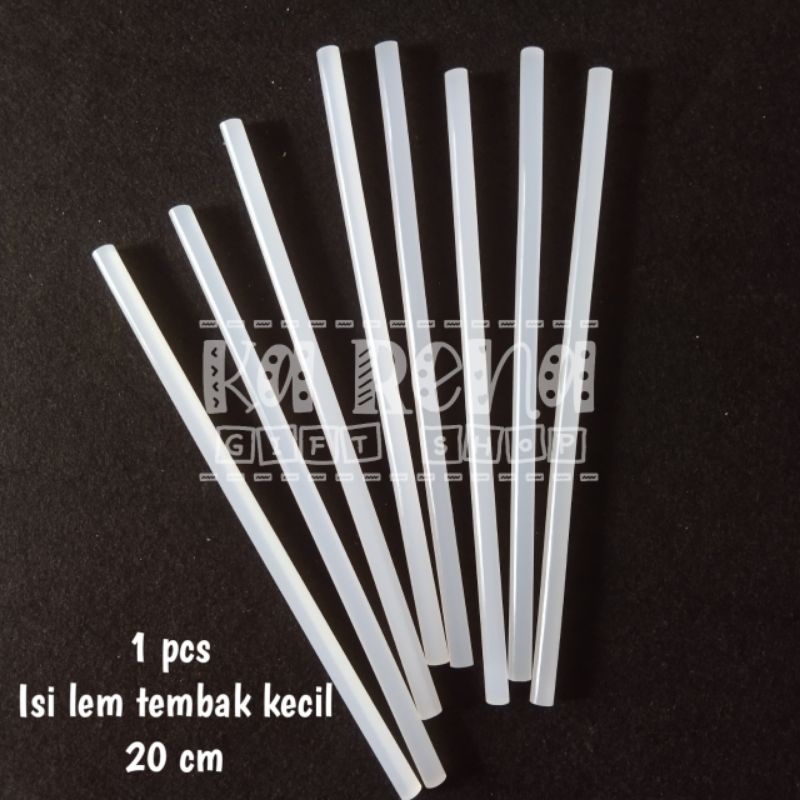 

ISI LEM TEMBAK / LEM LILIN KECIL PANJANG 20 CM