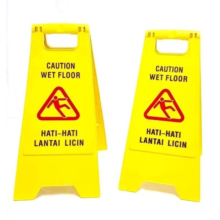 

Paja Papan Peringatan Lantai Basah Licin / Warning Sign Floor
