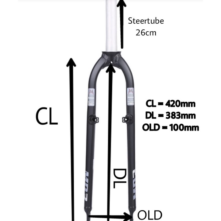 FORK MOSSO MD3 DISC DAN VBRAKE FK-MD3