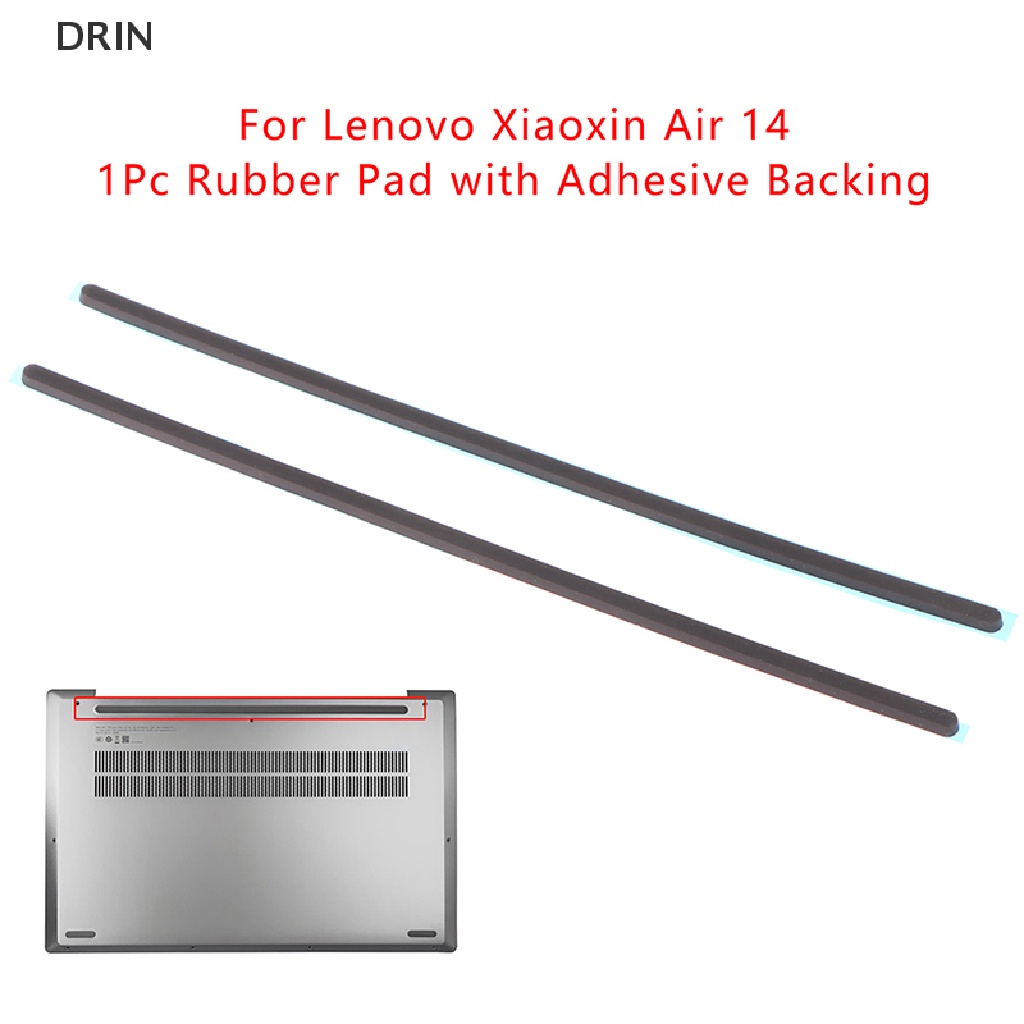Dr Laptop Rubber Pad Strip Non-slip W/Backing Perekat Untuk Lenovo Xiaoxin Air14 vn