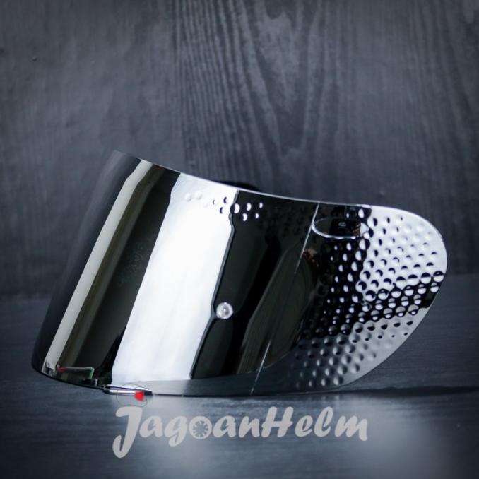RSV VISOR HELM FF500 | IRIDIUM SILVER | KACA FF 500